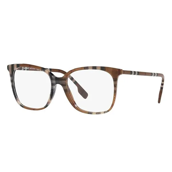 Kính Mắt Cận Unisex Burberry Eyeglasses Louise Check BE2367 3966 54 Màu Nâu - Kính mắt - Vua Hàng Hiệu