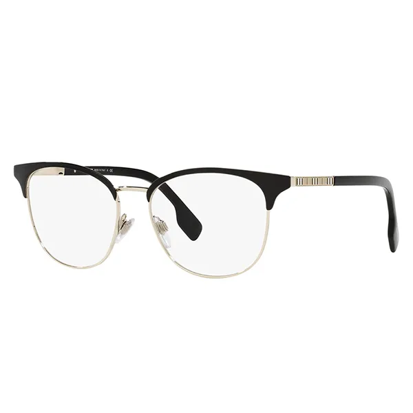 Kính Mắt Cận Unisex Burberry Sophia Eyeglasses BE1355 1109 52 Màu Đen/Vàng