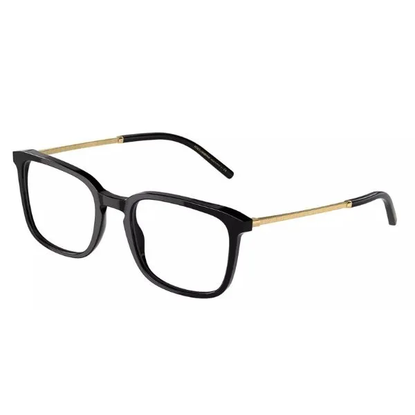 Kính Mắt Cận Unisex Dolce & Gabbana Eyeglasses DG3349 501 Màu Vàng Đen