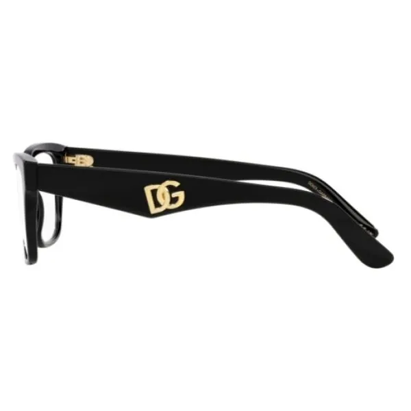 Kính Mắt Cận Unisex Dolce & Gabbana Eyeglasses DG3370501 Màu Đen - Kính mắt - Vua Hàng Hiệu