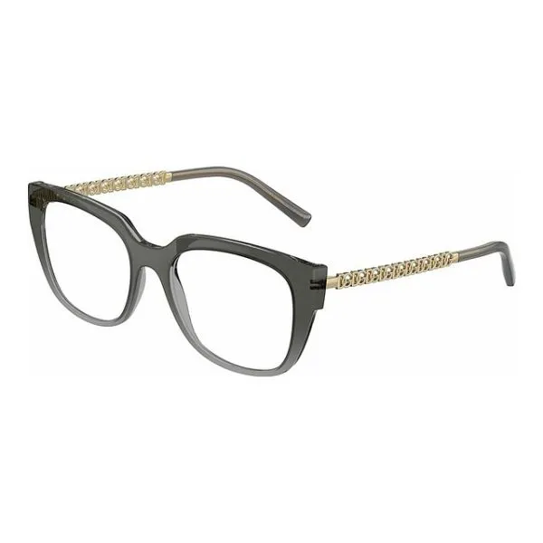 Kính Mắt Cận Unisex Dolce & Gabbana Eyeglasses DG5087 3385 53 Màu Xám Đen