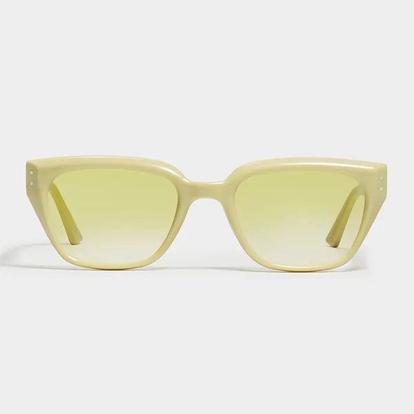 Kính Mát Gentle Monster Sunglasses Nada Y5 Màu Vàng Nhạt - Kính mắt - Vua Hàng Hiệu