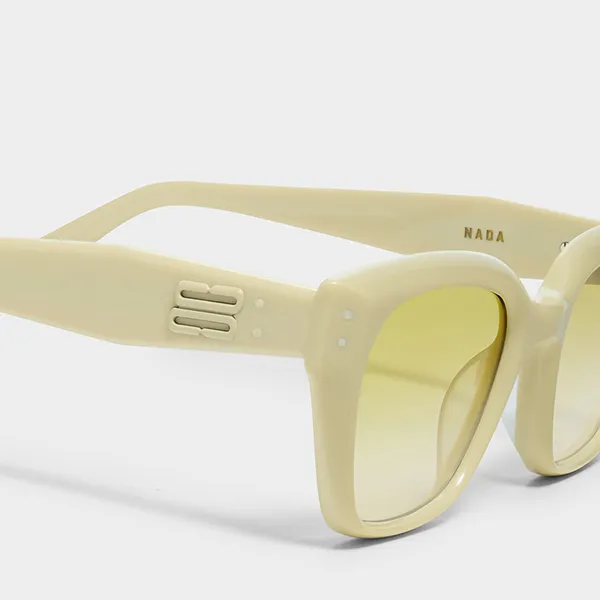 Kính Mát Gentle Monster Sunglasses Nada Y5 Màu Vàng Nhạt - Kính mắt - Vua Hàng Hiệu