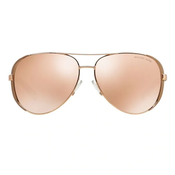 Kính Mát Nữ Michael Kors Women's Sunglasses MK5004 1017R1 Màu Vàng Hồng