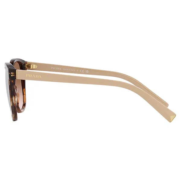 Kính Mát Nữ Prada PR 22ZS 07R0A6 Caramel Tortoise Sunglasses Màu Nâu Be