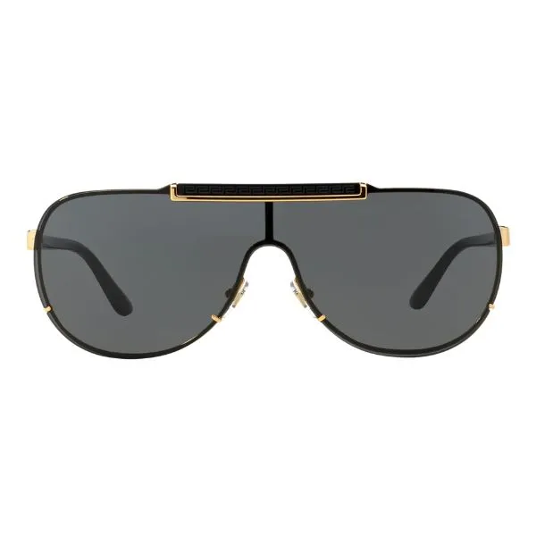 Kính Mát Unisex Versace Gold Frame Sunglasses VE2140 1002/87 VE 214O Màu Vàng Đen - Kính mắt - Vua Hàng Hiệu