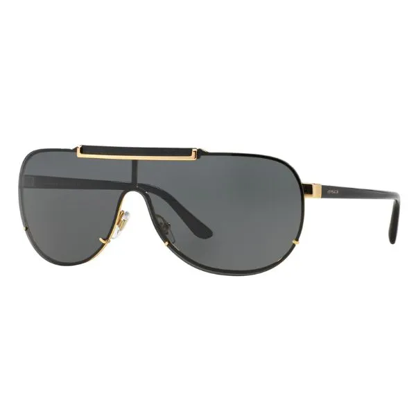 Kính Mát Unisex Versace Gold Frame Sunglasses VE2140 1002/87 VE 214O Màu Vàng Đen - Kính mắt - Vua Hàng Hiệu