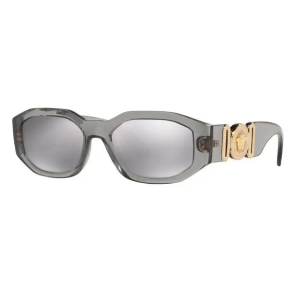 Kính Mát Unisex Versace Medusa Biggie Sunglasses O4361-O3116G53-ONUL Màu Xám