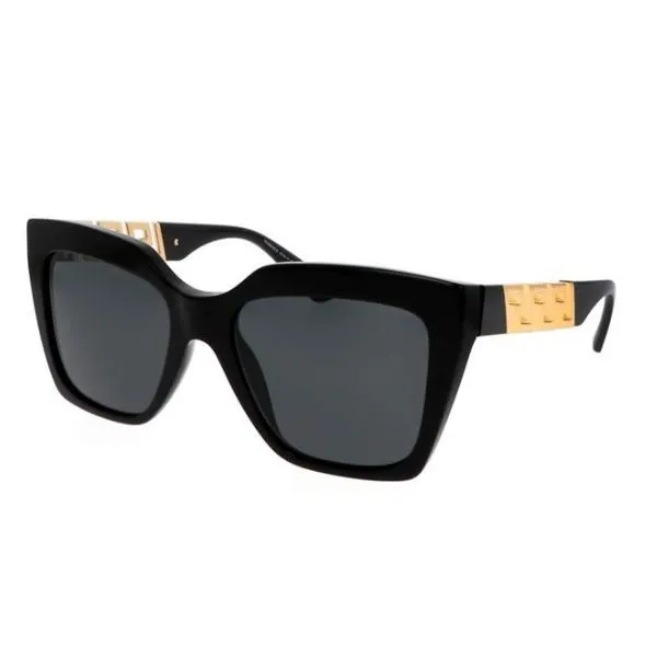 Kính Mát Unisex Versace Sunglasses VE4418F GB1/87 Màu Đen - Vàng