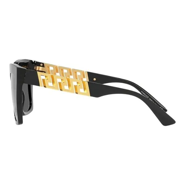 Kính Mát Unisex Versace Sunglasses VE4418F GB1/87 Màu Đen - Vàng