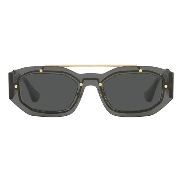 Kính Mát Unisex Versace Transparent Sunglasses VE2235 1002/87 Màu Đen