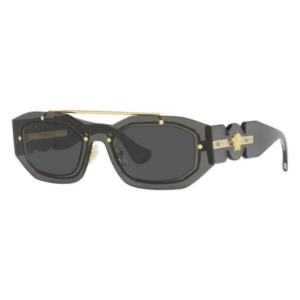Kính Mát Unisex Versace Transparent Sunglasses VE2235 1002/87 Màu Đen