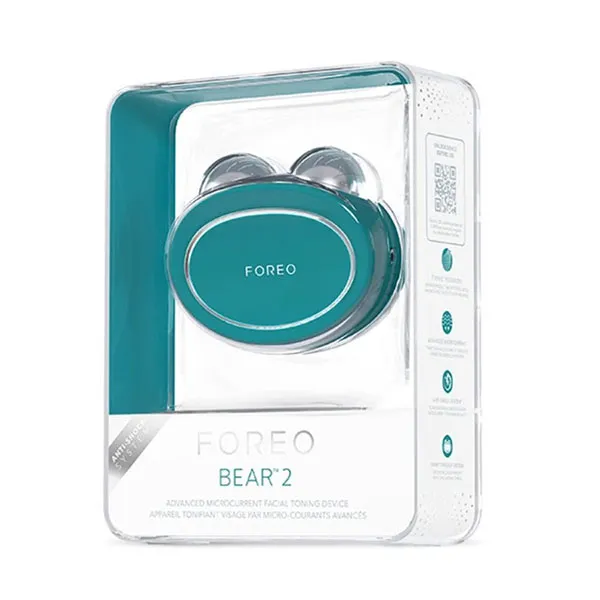 Máy Massage Nâng Cơ Và Săn Chắc Da Mặt Foreo Bear 2 Màu Xanh Evergreen - Máy massage - Vua Hàng Hiệu