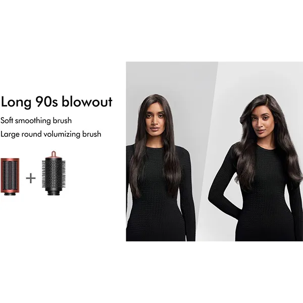 Máy Tạo Kiểu Tóc Dyson Airwrap Straigt Wavy Complete Hair Styler Màu Đen Phối Hồng - Máy làm tóc - Vua Hàng Hiệu