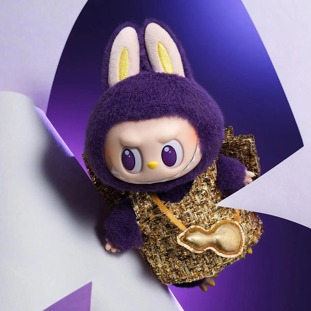 Móc Khóa Pop Mart Labubu x Pronounce Wings Of Fortune Vinyl Plush Hanging Card Màu Tím - Phụ kiện - Vua Hàng Hiệu
