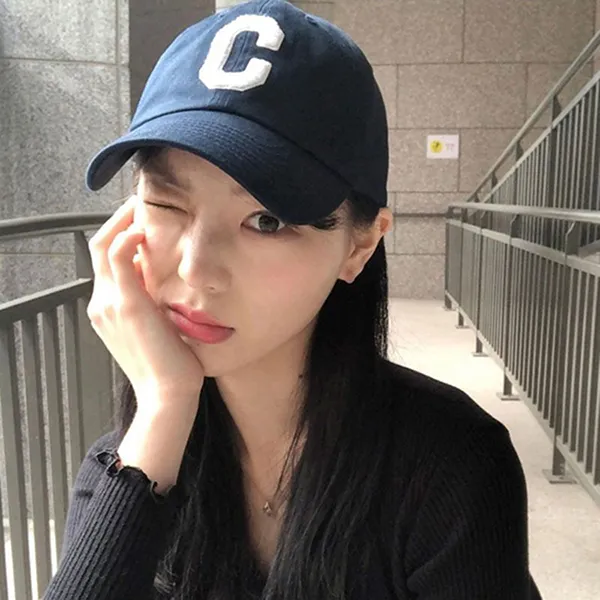 Mũ Celina Baseball Cap Street Photography Couple Hard Top Màu Xanh Navy Size M - Mũ nón - Vua Hàng Hiệu