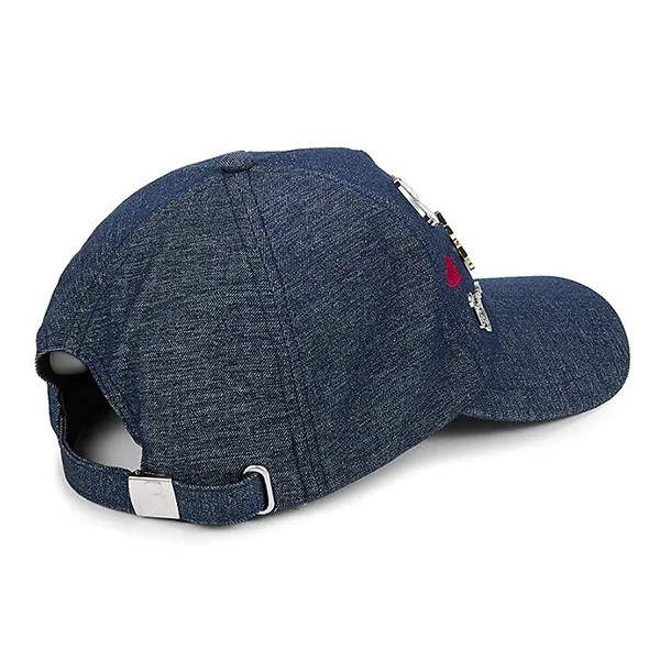 Mũ Karl Lagerfeld Cate Pins Charms Baseball Cap Màu Xanh Denim