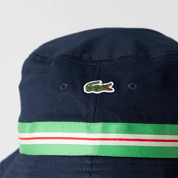 Mũ Lacoste Bucket RK6864 166 Màu Xanh Navy Size S | Vua Hàng Hiệu