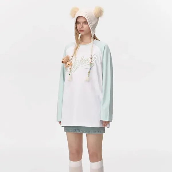 Mũ Len 13 De Marzo Bear Ear Color Lace Beanie White Màu Trắng Kem - Mũ nón - Vua Hàng Hiệu