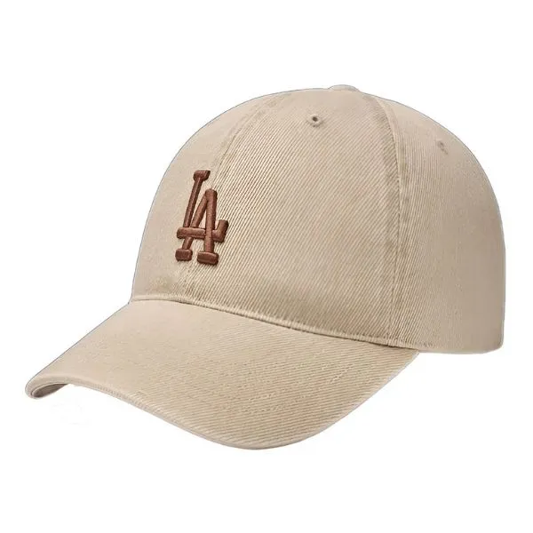 Mũ MLB Basic Washed Unstructured Ball Cap LA Dodgers 3ACPVV14N-07BGL Màu Nâu Nhạt