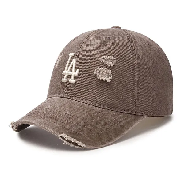 Mũ MLB Damage Washing Unstructured Ball Cap LA Dodgers 3ACPVV34N-07BRL Màu Nâu - Mũ nón - Vua Hàng Hiệu