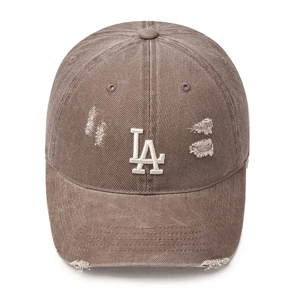 Mũ MLB Damage Washing Unstructured Ball Cap LA Dodgers 3ACPVV34N-07BRL Màu Nâu - Mũ nón - Vua Hàng Hiệu