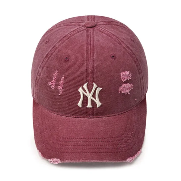 Mũ MLB Damage Washing Unstructured Ball Cap New York Yankees 3ACPVV34N-50BDS Màu Đỏ