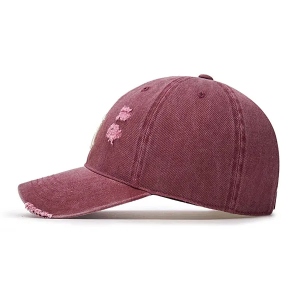 Mũ MLB Damage Washing Unstructured Ball Cap New York Yankees 3ACPVV34N-50BDS Màu Đỏ
