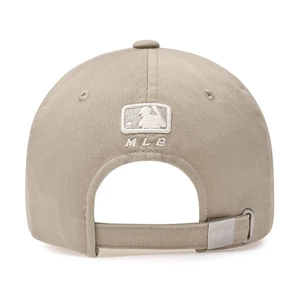 Mũ MLB Varsity Vintage Cursive Damage Unstructured Ball Cap 3ACPV015N-50BGM Màu Trắng Kem - Mũ nón - Vua Hàng Hiệu