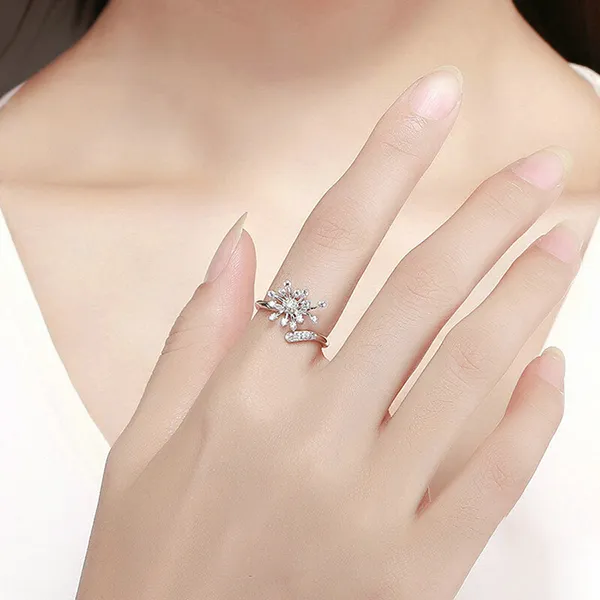 Nhẫn Nữ Kya Jewel Dandelion Wishes R87 Màu Bạc - Trang sức - Vua Hàng Hiệu
