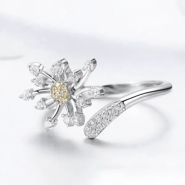 Nhẫn Nữ Kya Jewel Dandelion Wishes R87 Màu Bạc - Trang sức - Vua Hàng Hiệu