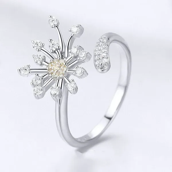 Nhẫn Nữ Kya Jewel Dandelion Wishes R87 Màu Bạc - Trang sức - Vua Hàng Hiệu