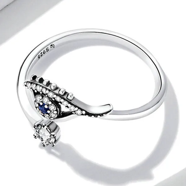 Nhẫn Nữ Kya Jewel Hamsa Eye R92 Màu Bạc - Trang sức - Vua Hàng Hiệu