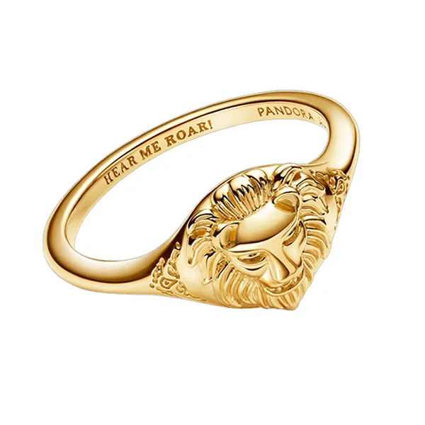 Nhẫn Nữ Pandora Game Of Thrones X Pandora Lannister Lion Ring 163139C00 Màu Vàng Size 54