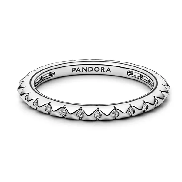 Nhẫn Nữ Pandora ME Silver Pyramid Ring With Stone 192800C01 Màu Bạc Size 50 - Trang sức - Vua Hàng Hiệu