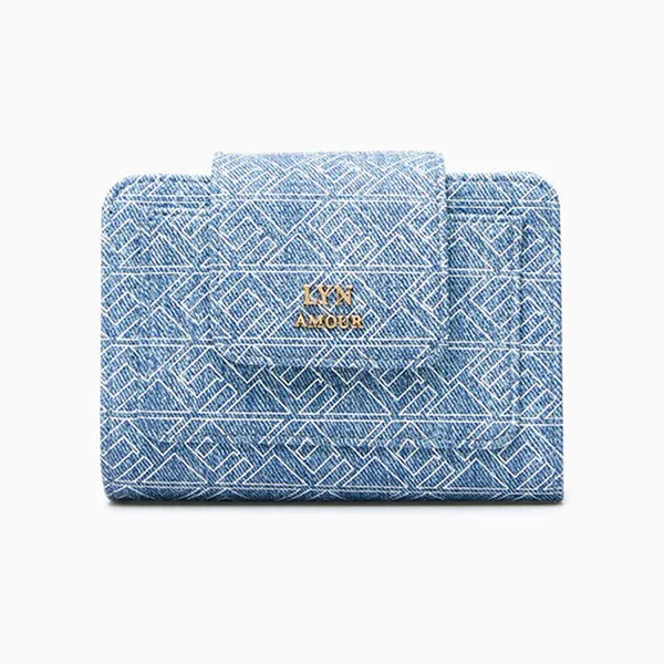 Ví Nữ Lyn Monro Short Wallet LL24FWF120 Blue Màu Xanh