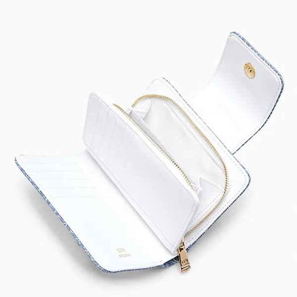 Ví Nữ Lyn Monro Short Wallet LL24FWF120 Blue Màu Xanh