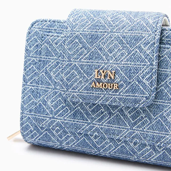 Ví Nữ Lyn Monro Short Wallet LL24FWF120 Blue Màu Xanh