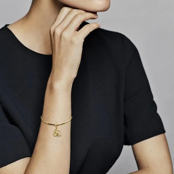 Hạt Vòng Charm Pandora Shine Angel and Shooting Star Dangle Charm 768483C01 Màu Vàng Gold C_QP - Trang sức - Vua Hàng Hiệu