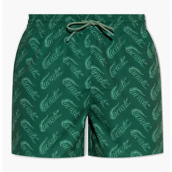 Quần Bơi Nam Lacoste Men's Printed Trunks Swim Shorts MH5635 - W1I Màu Xanh Lá Size S - Thời trang - Vua Hàng Hiệu