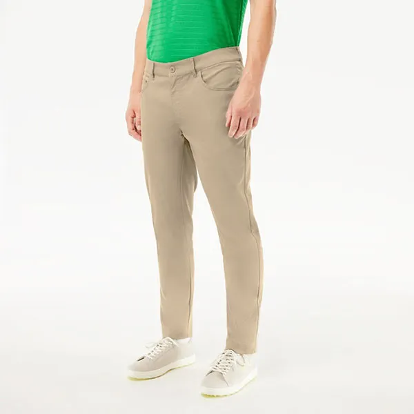 Quần Dài Nam Lacoste Golf Trousers With Grip Band HH0922 - CB8 Màu Be Size 30