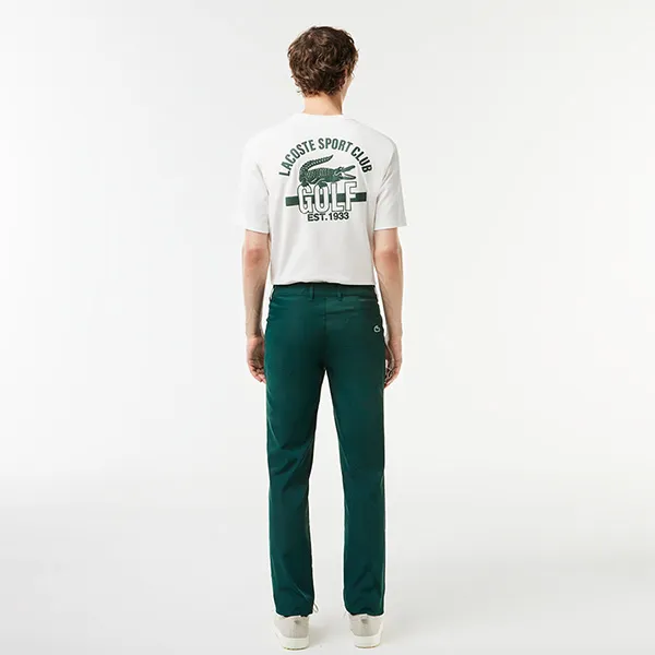 Quần Dài Nam Lacoste Men's Ultra Dry Slim Fit Golf Pants HH0922 - YZP Màu Xanh Green Size 30