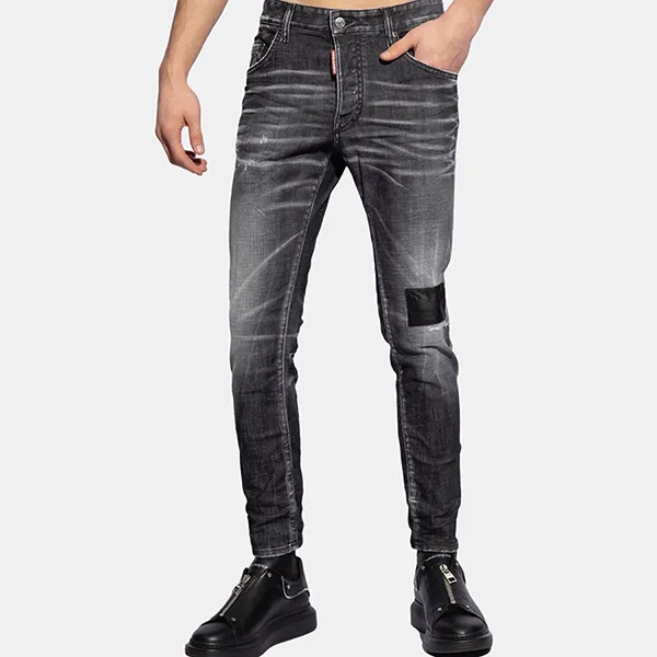 Quần Jean Nam Dsquared2 S71LB1414 S30357 900 Màu Xám Đen Size 48 - Thời trang - Vua Hàng Hiệu