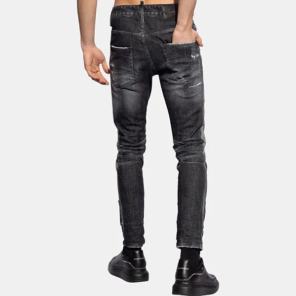 Quần Jean Nam Dsquared2 S71LB1414 S30357 900 Màu Xám Đen Size 48 - Thời trang - Vua Hàng Hiệu