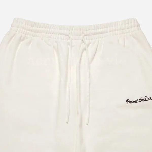 Quần Nỉ Acmé De La Vie ADLV Script Chain Needlework Pants Màu Be