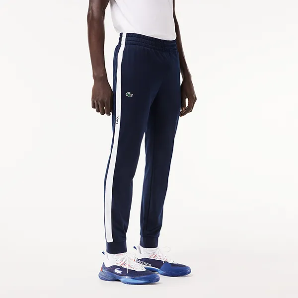 Quần Nỉ Nam Lacoste Men's Tennis Sweatpants Màu Đen Size 4