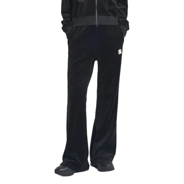 Quần Nỉ Nữ MLB Women's Basic Small Logo Velvet Flare New York Yankees Pants 3FPTB0446-50BKS Màu Đen