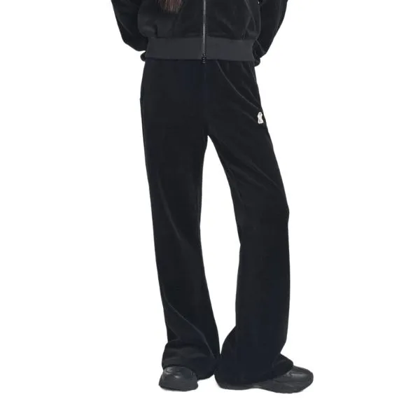Quần Nỉ Nữ MLB Women's Basic Small Logo Velvet Flare New York Yankees Pants 3FPTB0446-50BKS Màu Đen