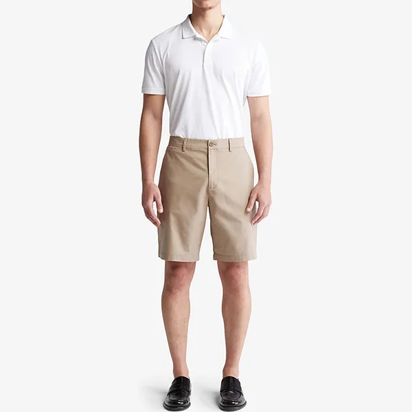 Quần Short Nam Calvin Klein CK 40BM612-200 Màu Beige Size 30 - Thời trang - Vua Hàng Hiệu