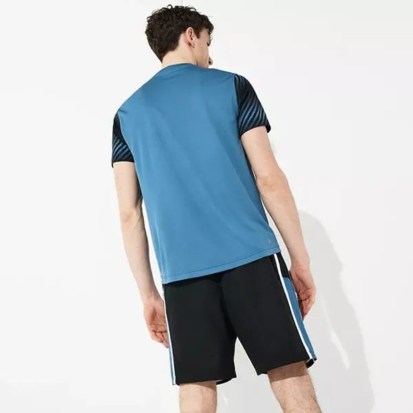 Quần Short Nam Lacoste Men's Lightweight Colorblock Stripe Tennis GH314T Y4W Màu Đen Size 4 - Thời trang - Vua Hàng Hiệu